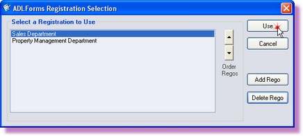 RegistrationSelection